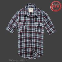 heren abercrombie fitch plaid lang overhemd rood wit Arnhem Shop u1j7g710